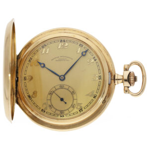 German 14 carat gold full hunter cased pocket watch Circa 1920
