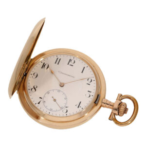 Swiss heavy 14K gold full hunter cased pocket watch Circa 1910
