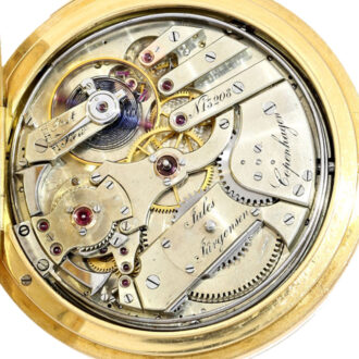 Danish goldsavonnette five minute repeater Circa 1875