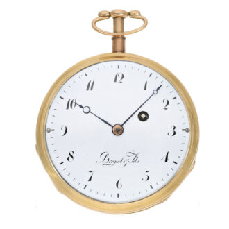 French rare minute repeating gold pocket watch Circa 1820