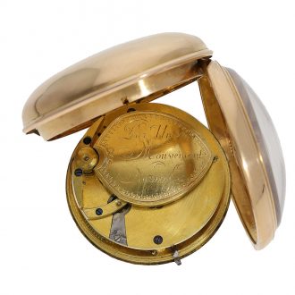 Swiss 18 Carat gold early automatic watch Circa 1785