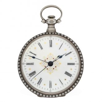 Swiss silver gilt pair of enamelled watches for Chinese market Circa 1880 Swiss silver gilt pair of enamelled watches for Chinese market Circa 1880