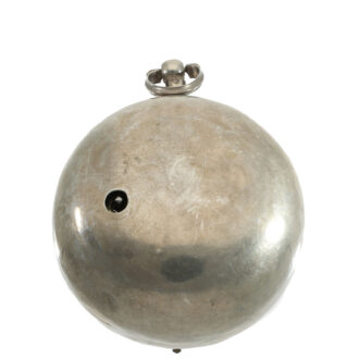 Swiss silver extremely rare early pocket watch with automaton Circa 1700