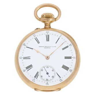 Swiss very rare 18 K gold Ankerchronometer watch Circa 1883