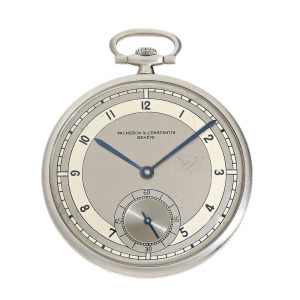 Swiss original platinum open faced dress watch Circa 1936
