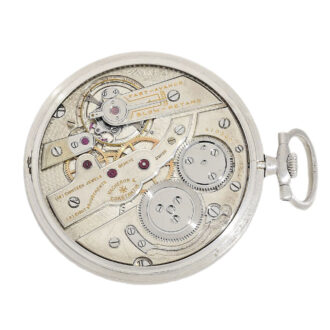 Swiss original platinum open faced dress watch Circa 1936 Swiss original platinum open faced dress watch Circa 1936