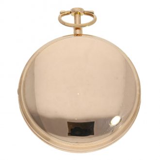 Gold pocket chronometer with jumping centre seconds Circa 1790