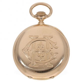 German 18 carat gold early precision pocket watch Circa 1888 German 18 carat gold early precision pocket watch Circa 1888