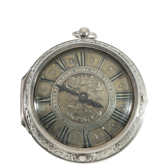 English silver impressive early verge watch Circa 1690