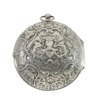 English silver impressive early verge watch Circa 1690