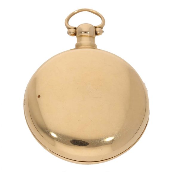 English 18 carat gold watch with pirouette 15 seconds scale Circa 1814 English 18 carat gold watch with pirouette 15 seconds scale Circa 1814