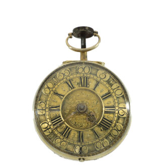 Austrian silver early quarter hour repeater pocket watch Circa 1690