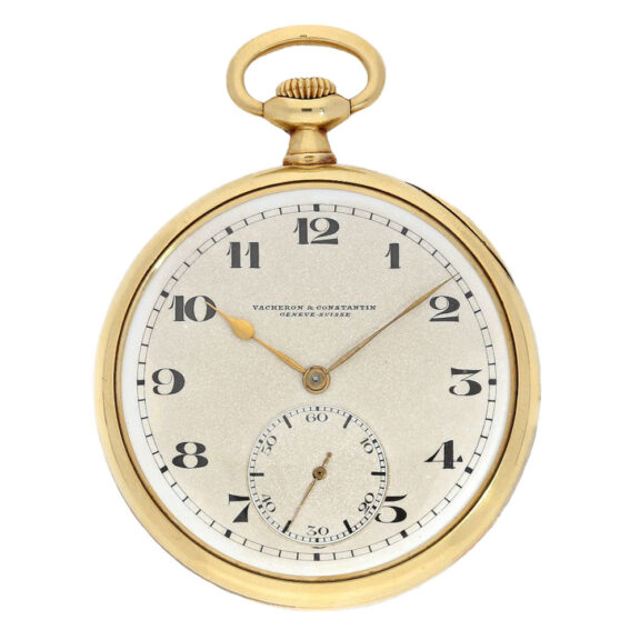 Swiss gold open faced lever pocket watch Circa 1920