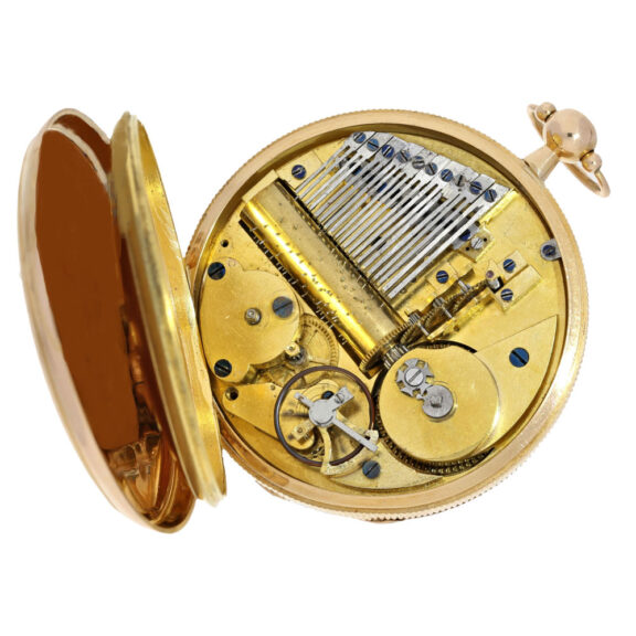 French watch with extremely rare music movement Circa 1815 French watch with extremely rare music movement Circa 1815
