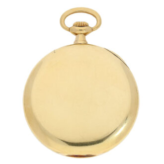 Swiss gold open faced lever pocket watch Circa 1920