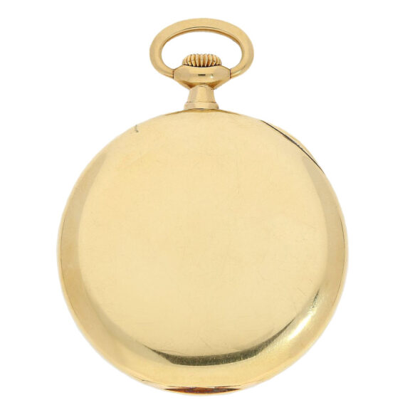 Swiss gold open faced lever pocket watch Circa 1920 Swiss gold open faced lever pocket watch Circa 1920