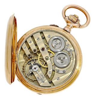 Russian historically interesting gold full hunter watch Circa 1896