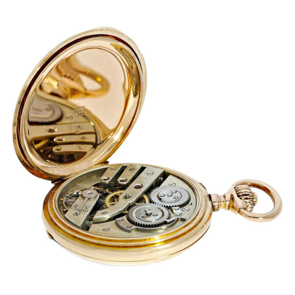 Russian historically interesting gold full hunter watch Circa 1896 Russian historically interesting gold full hunter watch Circa 1896