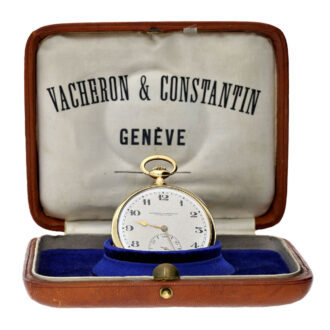 Swiss gold open faced lever pocket watch Circa 1920