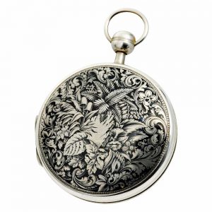Swiss Niello-silver repeating pocket watch Circa 1820