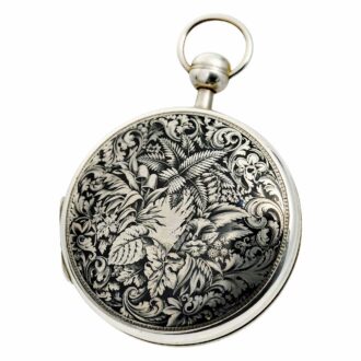 Swiss Niello-silver repeating pocket watch Circa 1820