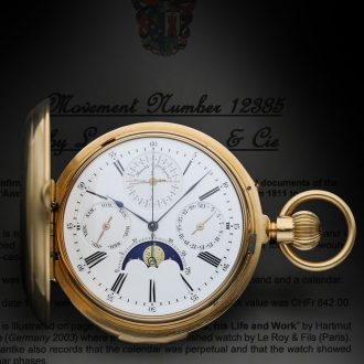 Swiss French 18 carat gold important à goutte pocket watch Circa 1878 Swiss French 18 carat gold important à goutte pocket watch Circa 1878