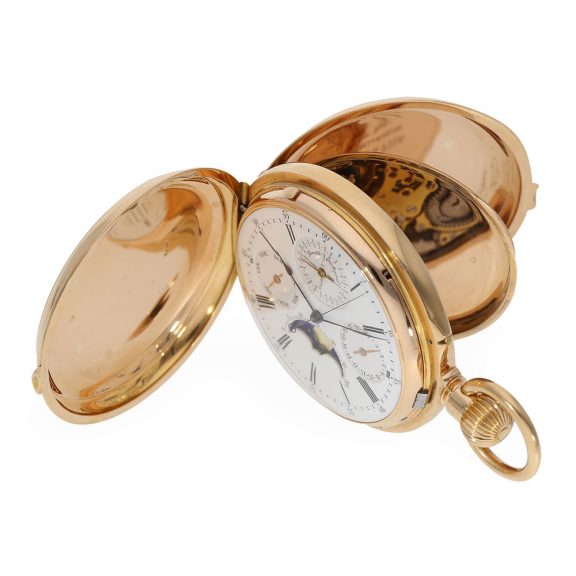 Swiss French 18 carat gold important à goutte pocket watch Circa 1878 Swiss French 18 carat gold important à goutte pocket watch Circa 1878