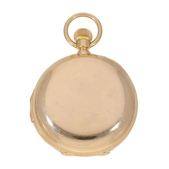 Swiss French 18 carat gold important à goutte pocket watch Circa 1878 Swiss French 18 carat gold important à goutte pocket watch Circa 1878