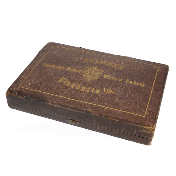 German 14 carat gold full hunter cased watch in original box Circa 1891 German 14 carat gold full hunter cased watch in original box Circa 1891