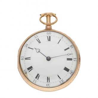 English 18 carat gold precision watch with duplex escapement Circa 1811