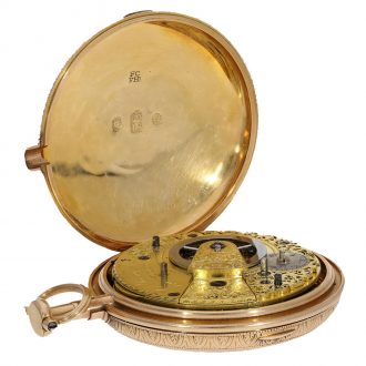 English 18 carat gold precision watch with duplex escapement Circa 1811
