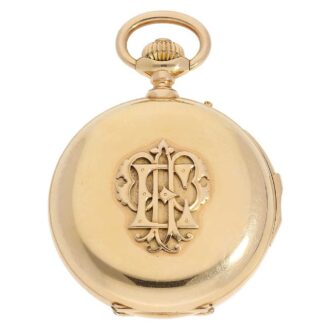 French 18 carat gold minute repeating watch Circa 1880