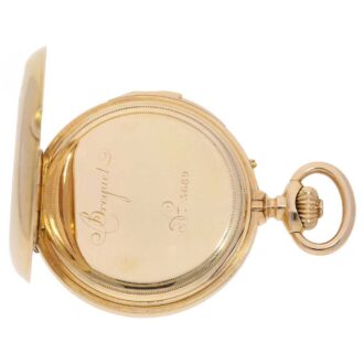 French 18 carat gold minute repeating watch Circa 1880