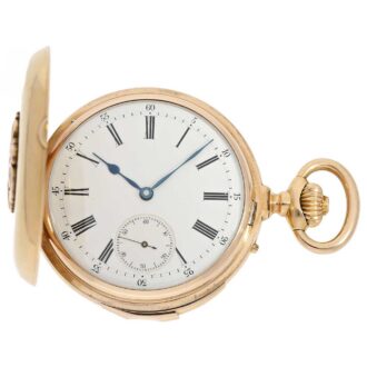 French 18 carat gold minute repeating watch Circa 1880