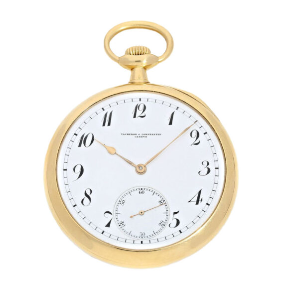 Swiss gold open faced anker chronometer watch Circa 1918