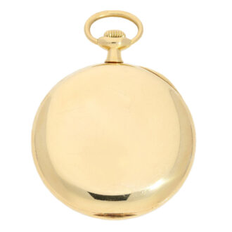 Swiss gold open faced anker chronometer watch Circa 1918