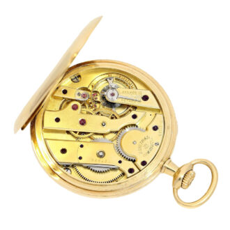 Swiss gold open faced anker chronometer watch Circa 1918