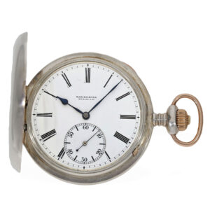 German silver hunting cased anker chronometer Circa 1884