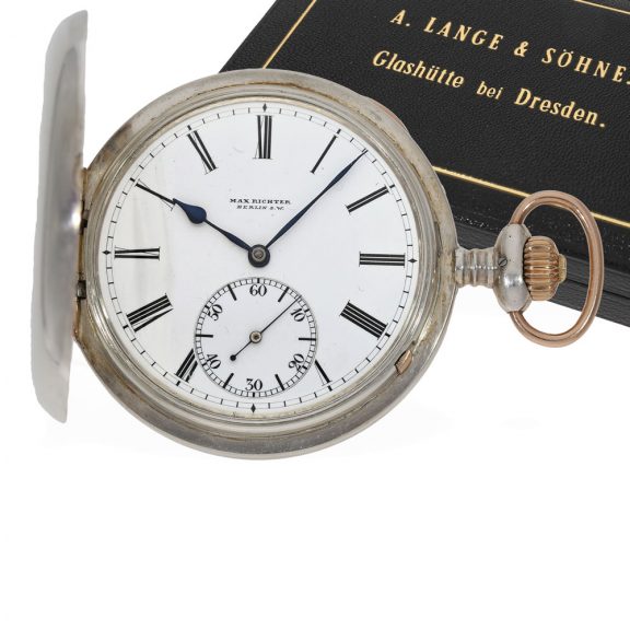 German silver hunting cased anker chronometer Circa 1884 German silver hunting cased anker chronometer Circa 1884
