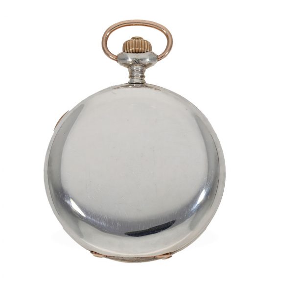 German silver hunting cased anker chronometer Circa 1884 German silver hunting cased anker chronometer Circa 1884