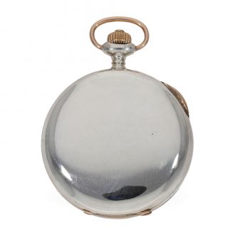 German silver hunting cased anker chronometer Circa 1884