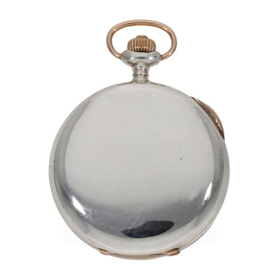 German silver hunting cased anker chronometer Circa 1884 German silver hunting cased anker chronometer Circa 1884