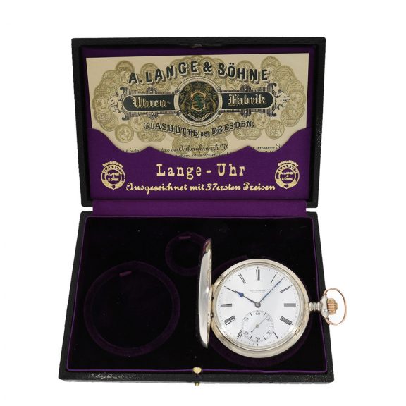 German silver hunting cased anker chronometer Circa 1884 German silver hunting cased anker chronometer Circa 1884