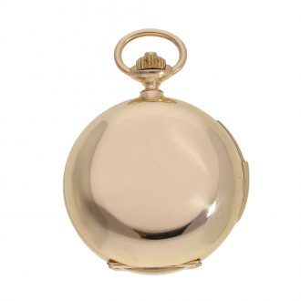 Swiss 18 carat gold highly complicated à goutte watch Circa 1900 Swiss 18 carat gold highly complicated à goutte watch Circa 1900
