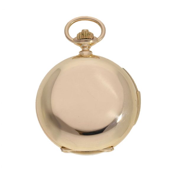 Swiss 18 carat gold highly complicated à goutte watch Circa 1900 Swiss 18 carat gold highly complicated à goutte watch Circa 1900