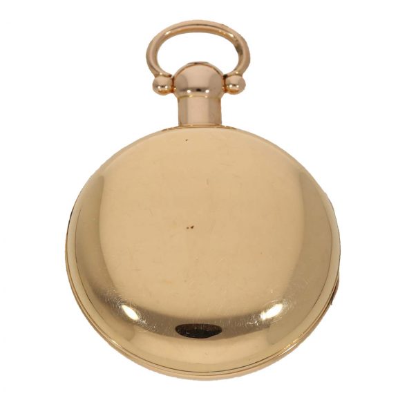 English 18 carat gold extremely heavy chronometer Circa 1809 English 18 carat gold extremely heavy chronometer Circa 1809