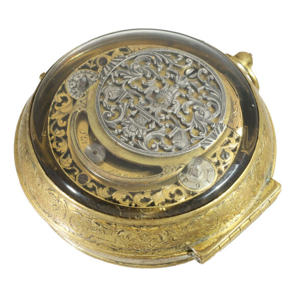 Belgian brass large museum quality verge pocket watch Circa 1700 Belgian brass large museum quality verge pocket watch Circa 1700