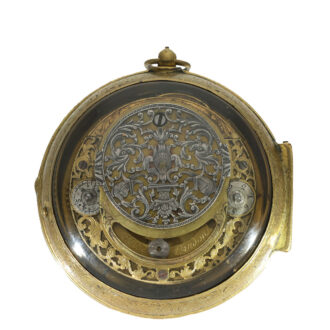 Belgian brass large museum quality verge pocket watch Circa 1700