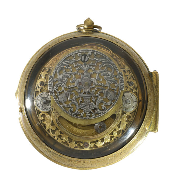 Belgian brass large museum quality verge pocket watch Circa 1700 Belgian brass large museum quality verge pocket watch Circa 1700