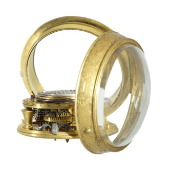 Belgian brass large museum quality verge pocket watch Circa 1700